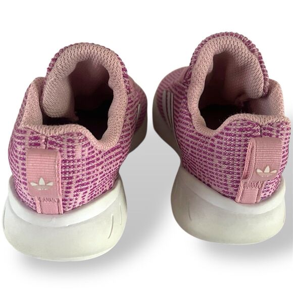 Adidas Swift Run 22 (GW8185) Toddler Size 9 K - Pink/White Mesh Running Shoes - Picture 4 of 8